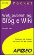 Cover of Web Publishing Blog e Wiki