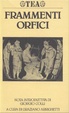 Cover of Frammenti orfici