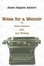 Cover of 'Notes for a Memoir'