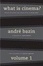 Cover of "What Is Cinema? Vol. 1"