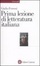 Cover of Prima lezione di letteratura italiana