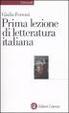 Cover of Prima lezione di letteratura italiana
