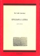 Cover of Epigrafia latina