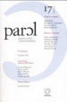 Cover of Parol. Quaderni d'arte e di epistemologia (2003-2004). Vol. 17