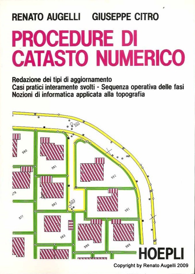 More about Procedure di catasto numerico