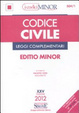 Cover of Codice civile e leggi complementari. Ediz. minor