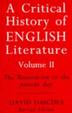 Cover of A Critical History of English Literature