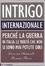 Cover of Intrigo internazionale