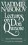 Cover of "Lectures on Don Quixote"