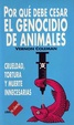 Cover of Poe qué debe cesar el genocidio de animales