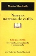 Cover of Nuevas normas de estilo