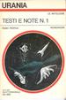 Cover of Testi e note n.1