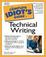 Cover of The Complete Idiot's Guide to Technical Writing