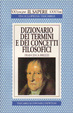 Cover of Dizionario dei termini e dei concetti filosofici