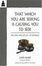 Cover of "That Which You Are Seeking Is Causing You to Seek"