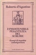 Cover of L'insostenibile pesantezza del sublime