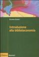 Cover of Introduzione alla biblioteconomia