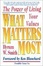 Cover of What Matters Most
