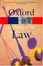 Cover of A Dictionary of Law