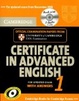 Cover of Cambridge Certificate in Advanced English 1 for updated exam Self-study Pack