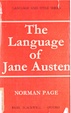 Cover of The language of Jane Austen