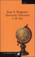 Cover of Memorie letterarie e di vita