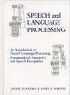 Cover of Speech and Language Processing