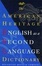 Cover of "Dic American Heritage English As a Second Language Dictionary"