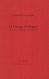 Cover of Le change Heidegger