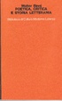 Cover of Poetica, critica e storia letteraria