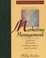 Cover of Marketing Management