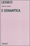 Cover of Lessico e semantica