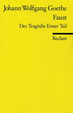 Cover of Faust. Der Tragödie - Erster Teil