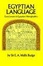 Cover of Egyptian Language