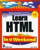 Cover of Learn HTML In a Weekend