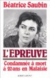 Cover of L'épreuve