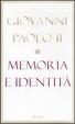 Cover of Memoria e identità