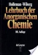 Cover of Lehrbuch der anorganischen Chemie