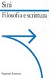 Cover of Filosofia e scrittura