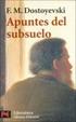 Cover of Apuntes del subsuelo