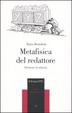 Cover of Metafisica del redattore