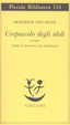 Cover of Crepuscolo degli idoli
