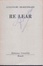 Cover of Re Lear