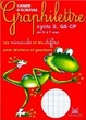 Cover of Cahier d'écriture Grande Section-CP de 5 à 7 ans
