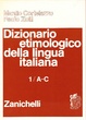 Cover of Dizionario etimologico della lingua italiana - vol. 1