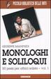 Cover of Monologhi e soliloqui