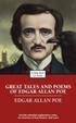 Cover of Great Tales and Poems of Edgar Allan Poe