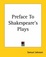 Cover of Preface To Shakespeare's Plays