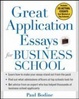 Cover of Great Application Essays for Business School