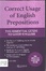 Cover of "Correct Usage of English Prepositions"